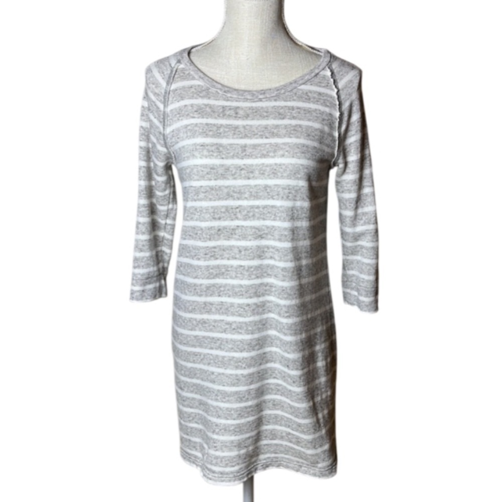 GAP Sailor stripe shift dress - Gray / White - XS